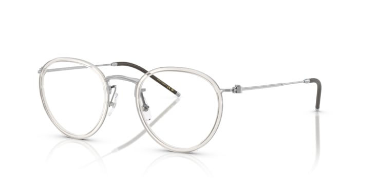 Oliver TK-11 Eyeglasses in Silver/Gravel | Oliver®