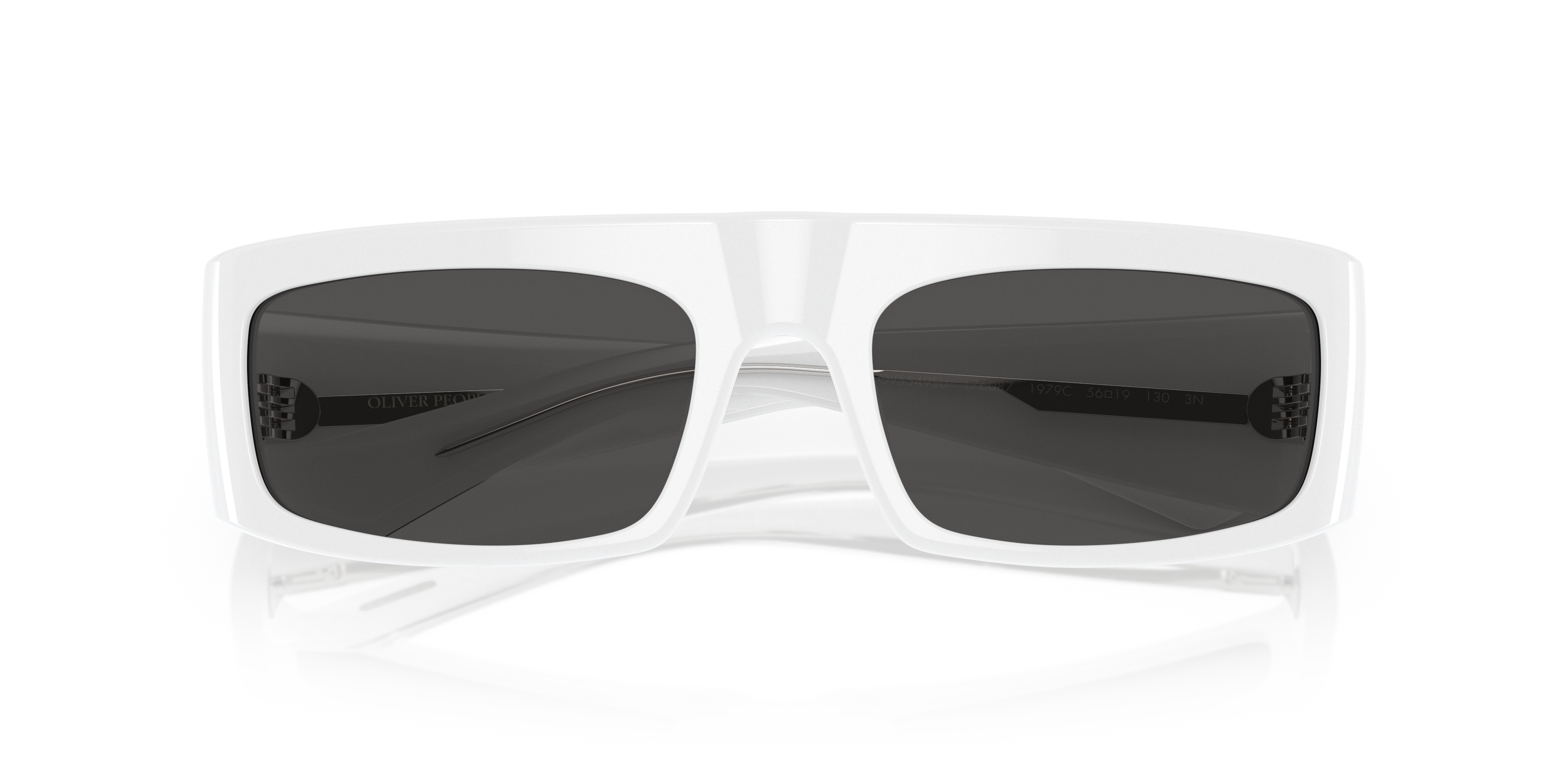 Sunglasses OV5549SU - White - Grey - アセテート | Oliver