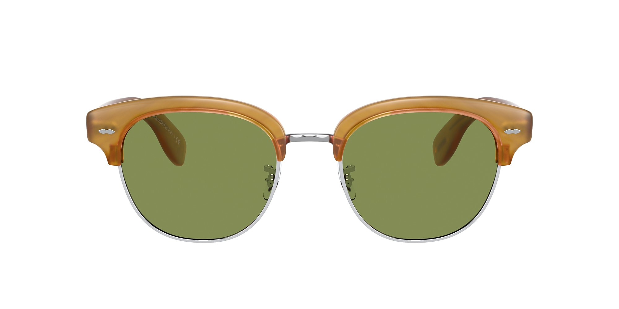 Oliver Cary Grant 2 Sun Sunglasses in Semi-Matte Amber Tortoise