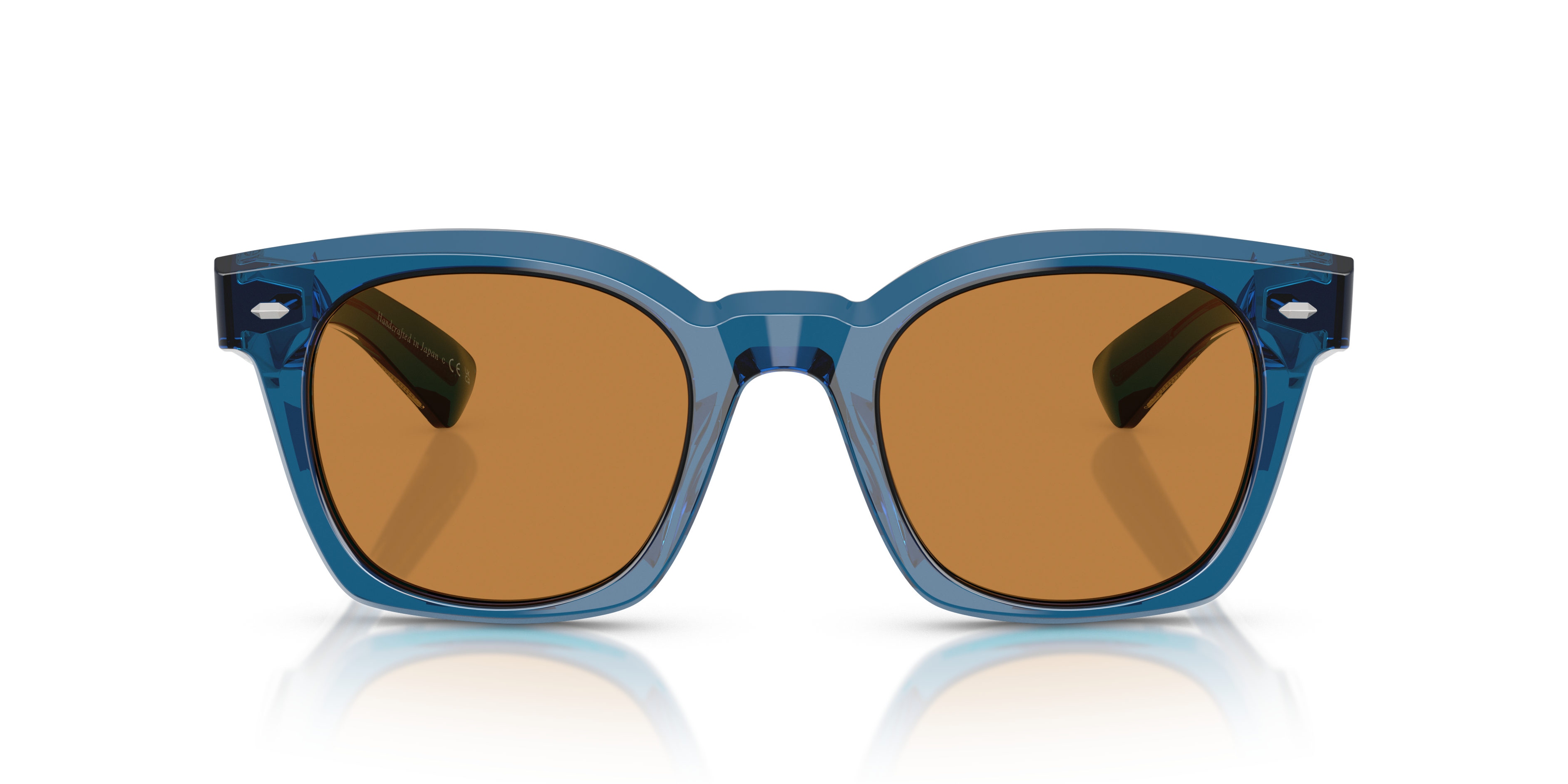Oliver Merceaux 18K Sunglasses in Translucent Blue | Oliver®