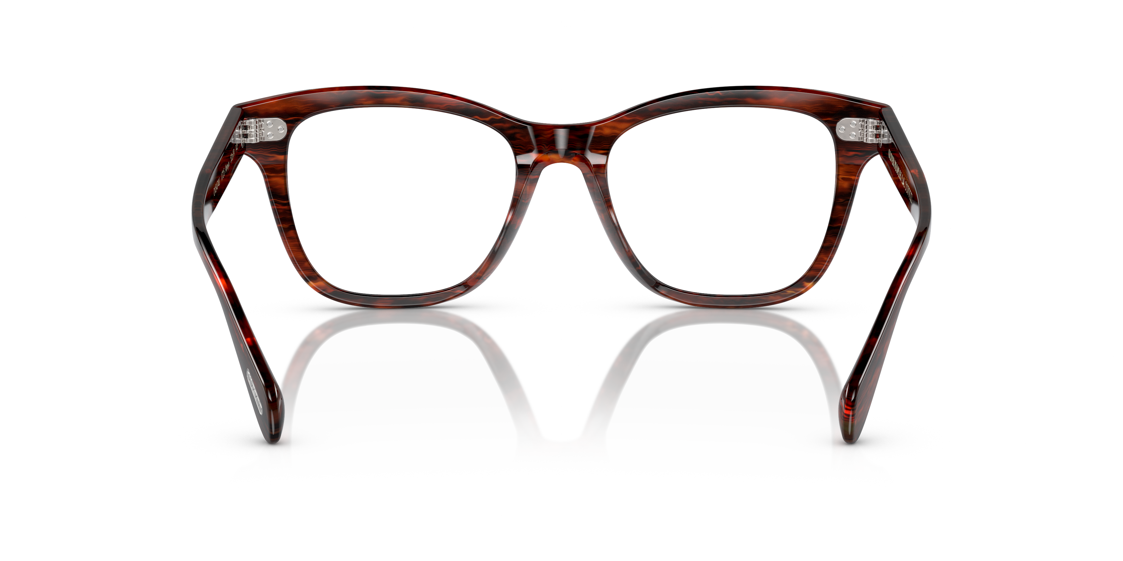 Oliver Ahmya Eyeglasses in Vintage Red Tortoise | Oliver®