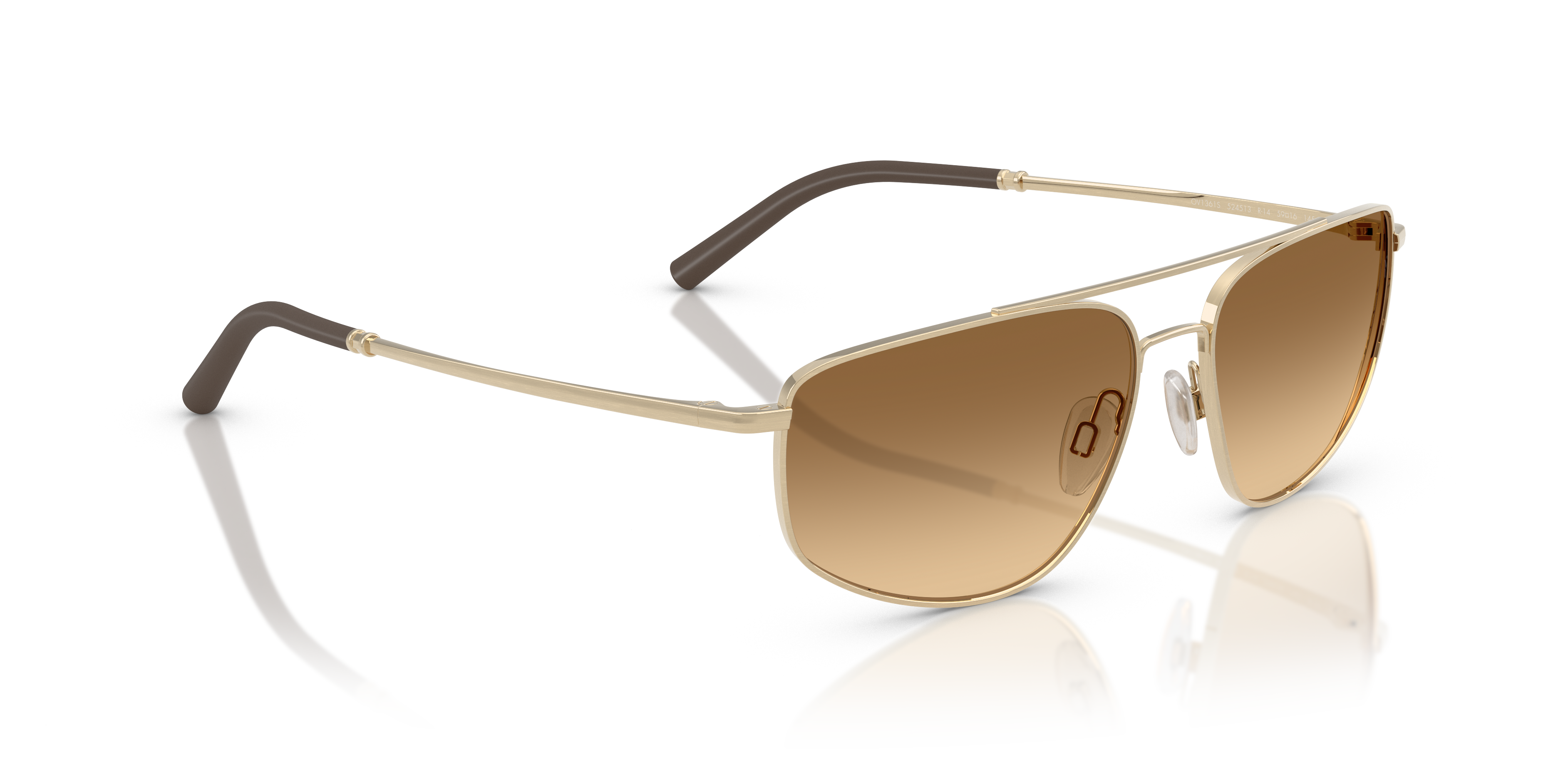 Oliver R-14 Sunglasses in Brushed Gold | Oliver®