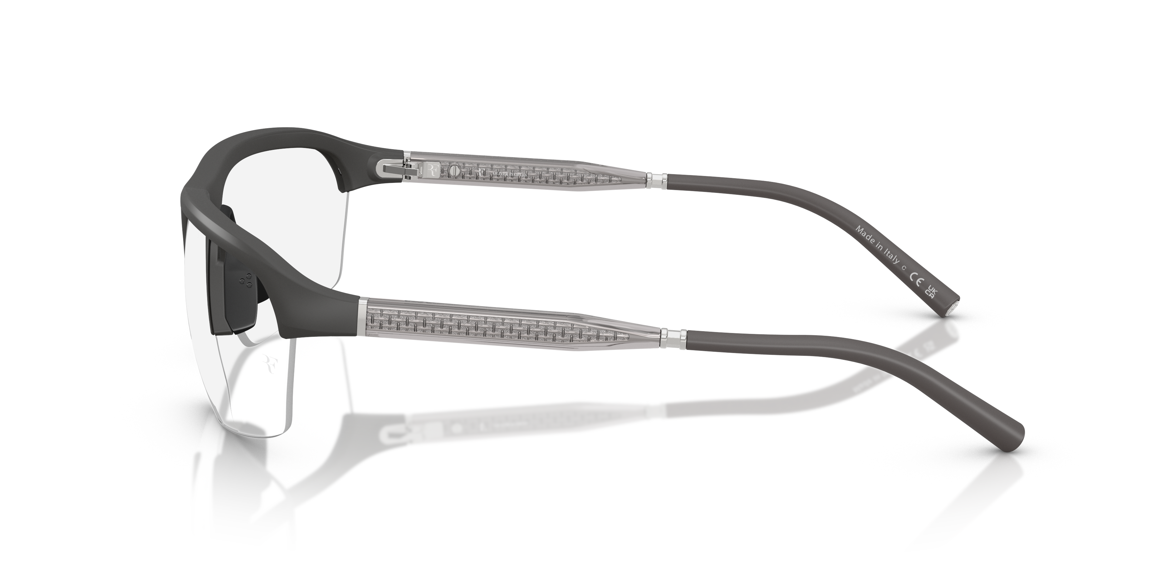 Oliver R-6 Sunglasses in Semi-matte Anthracite | Oliver®