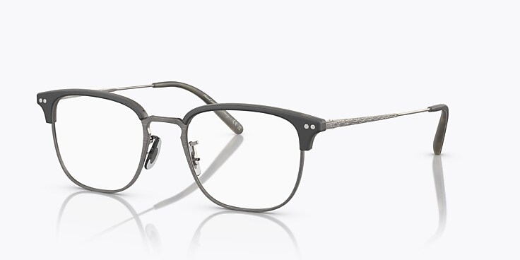 OV5359 Eyeglasses Semi-Matte Black-Olive Tortoise-Antique Pewter 
