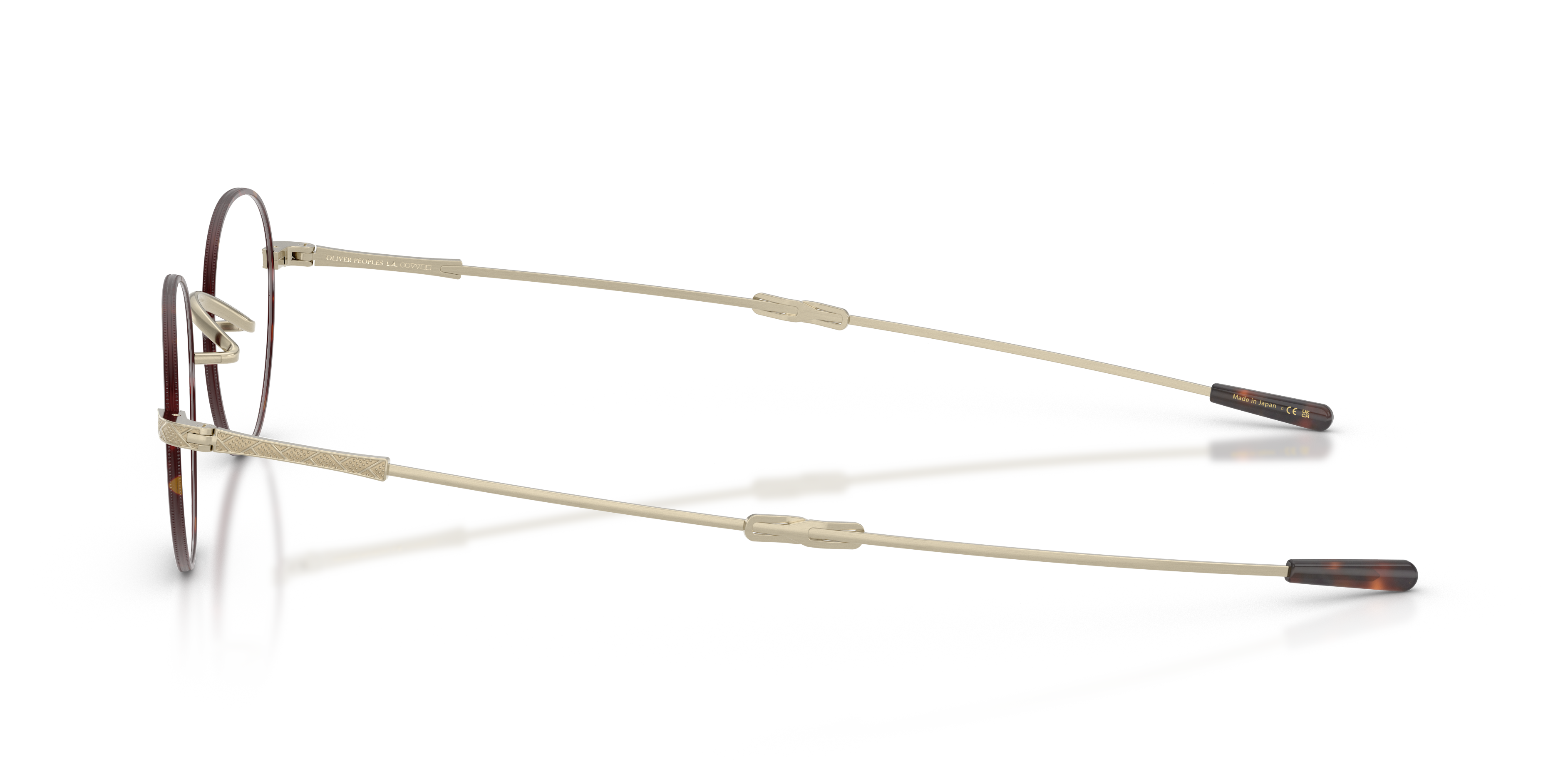 Oliver Kinston Eyeglasses in Brushed Gold/Tortoise | Oliver®