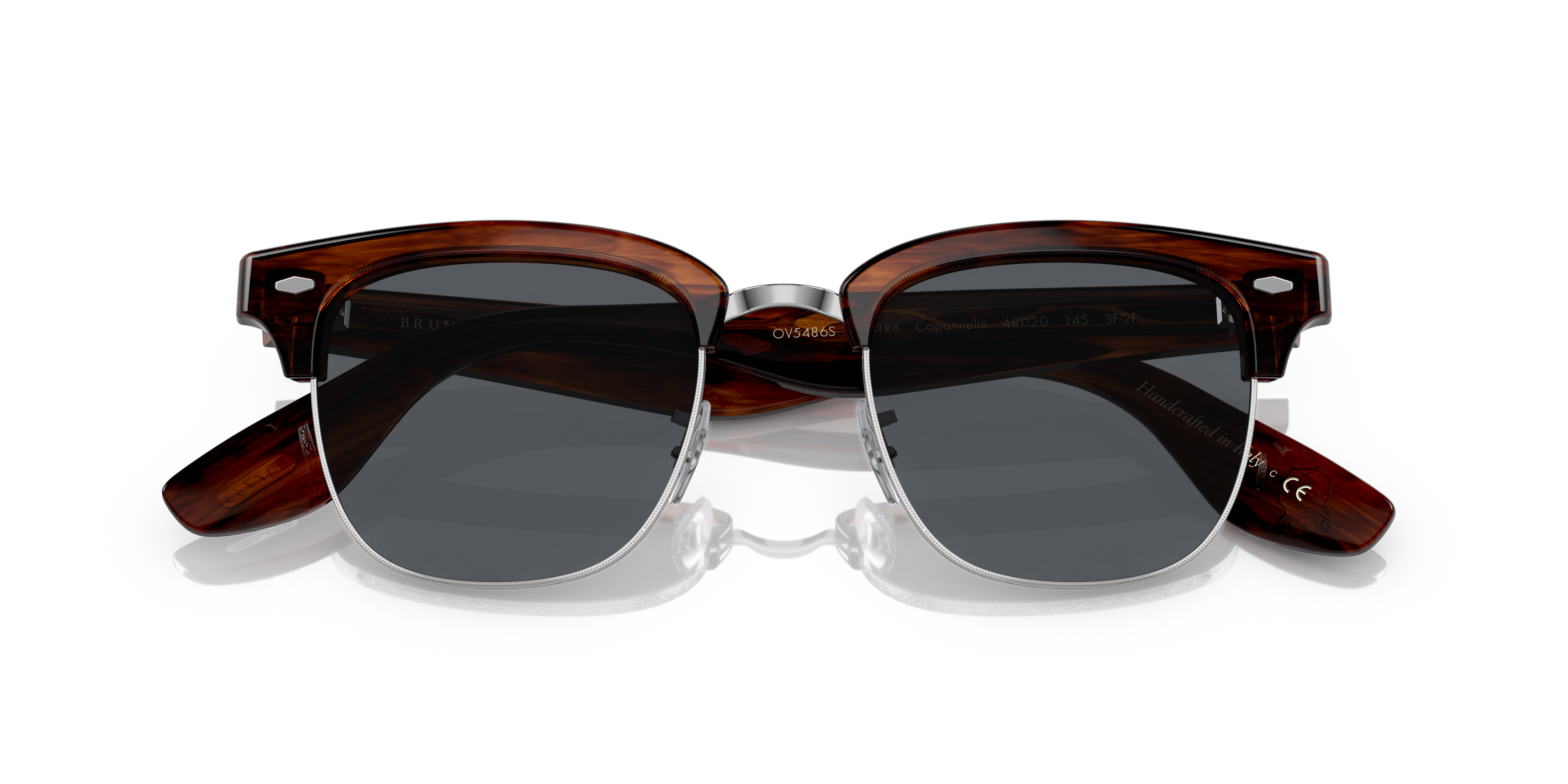 OLIVER PEOPLES サングラス ブルネロクチネリ Capannelle Oliver Capannelle Sunglasses in Black/Silver | Oliver®
