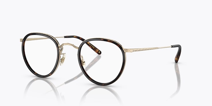 OV1104 Eyeglasses Semi-Matte Black-Antique Pewter | Oliver Peoples 