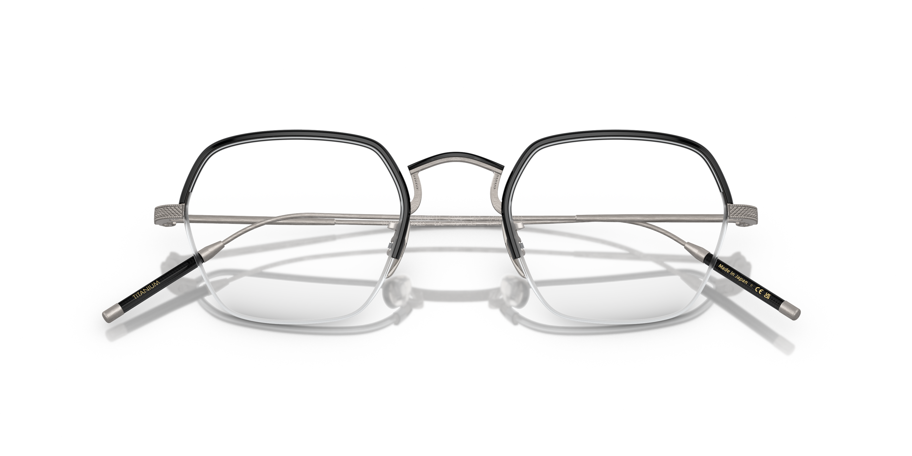 Oliver TK-7 Eyeglasses in Pewter/Black | Oliver®