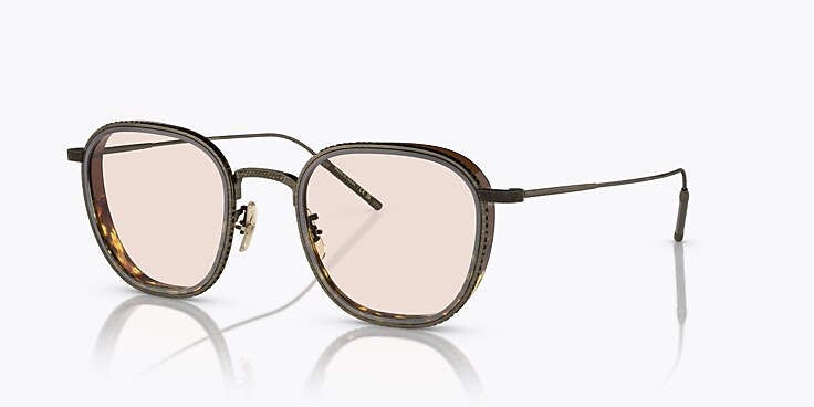 Oliver TK-9 Eyeglasses in Antique Gold/Espresso/382 Gradient | Oliver®