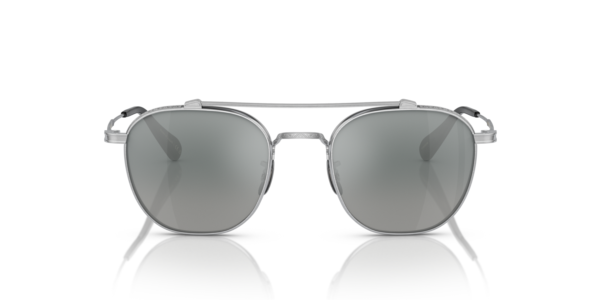 Oliver Mandeville Sunglasses in Brushed Silver | Oliver®