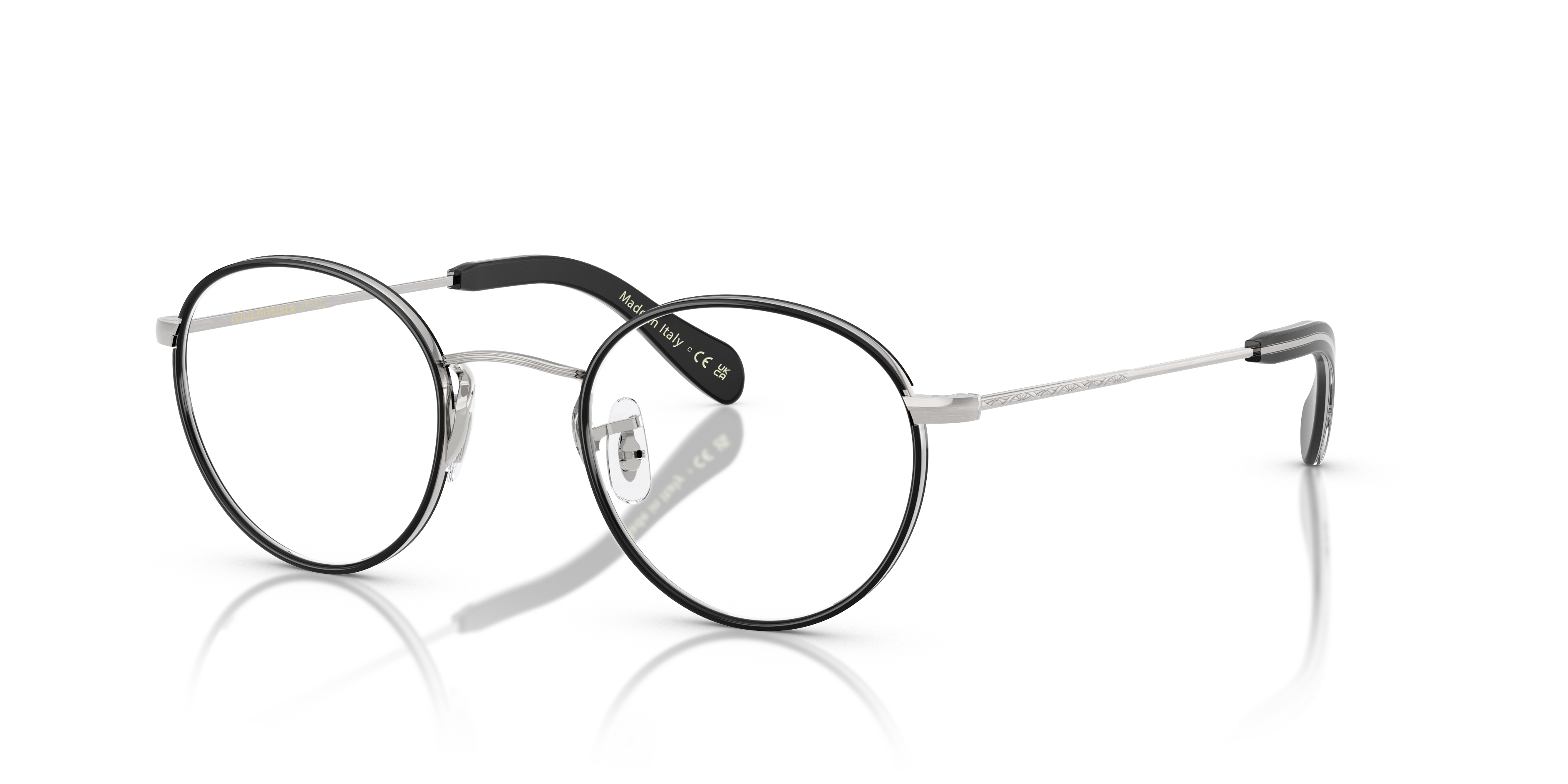 Eyeglasses OV1352 - Brushed Silver/Black - Demo Lens