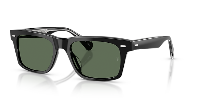 OLIVER PEOPLES ブラックフレーム ケース付き Oliver R-9 Sunglasses in Semi-Matte Black | Oliver®