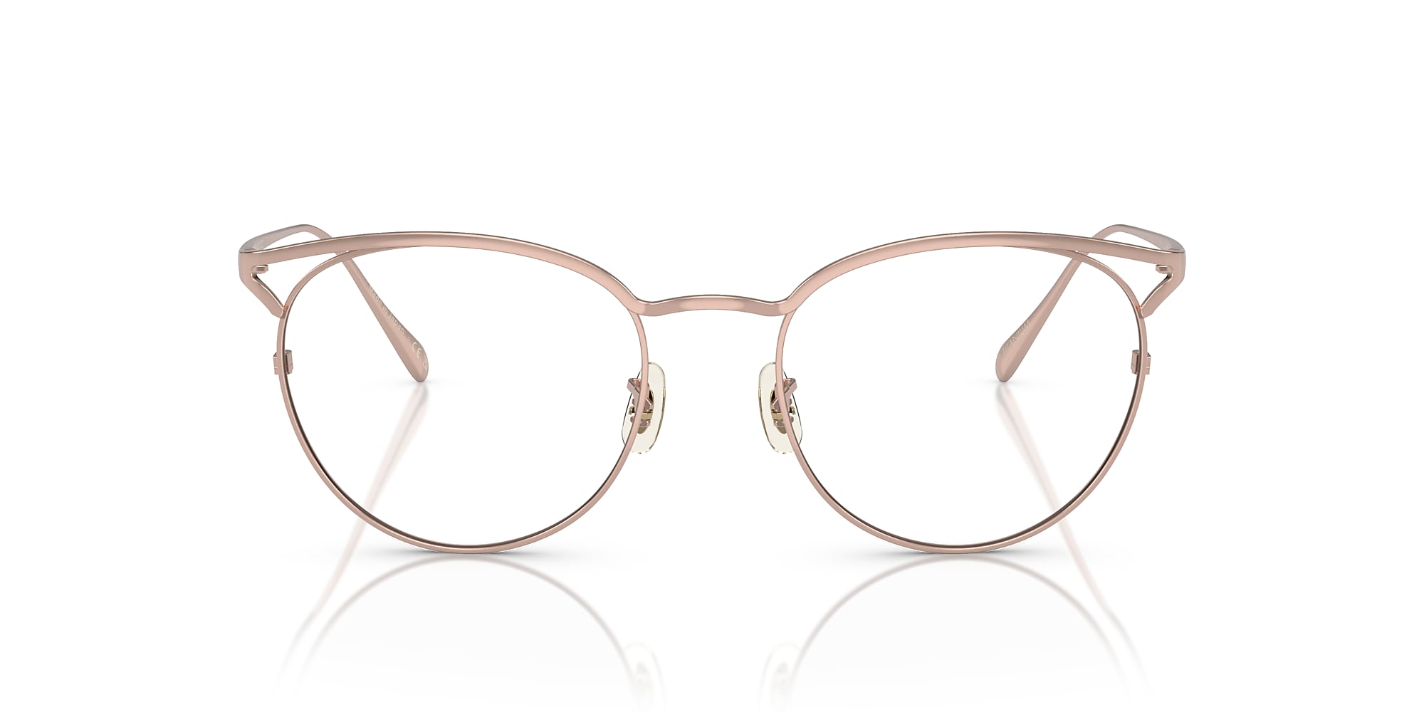 Oliver Aviara Eyeglasses in Brushed Rose Gold | Oliver®