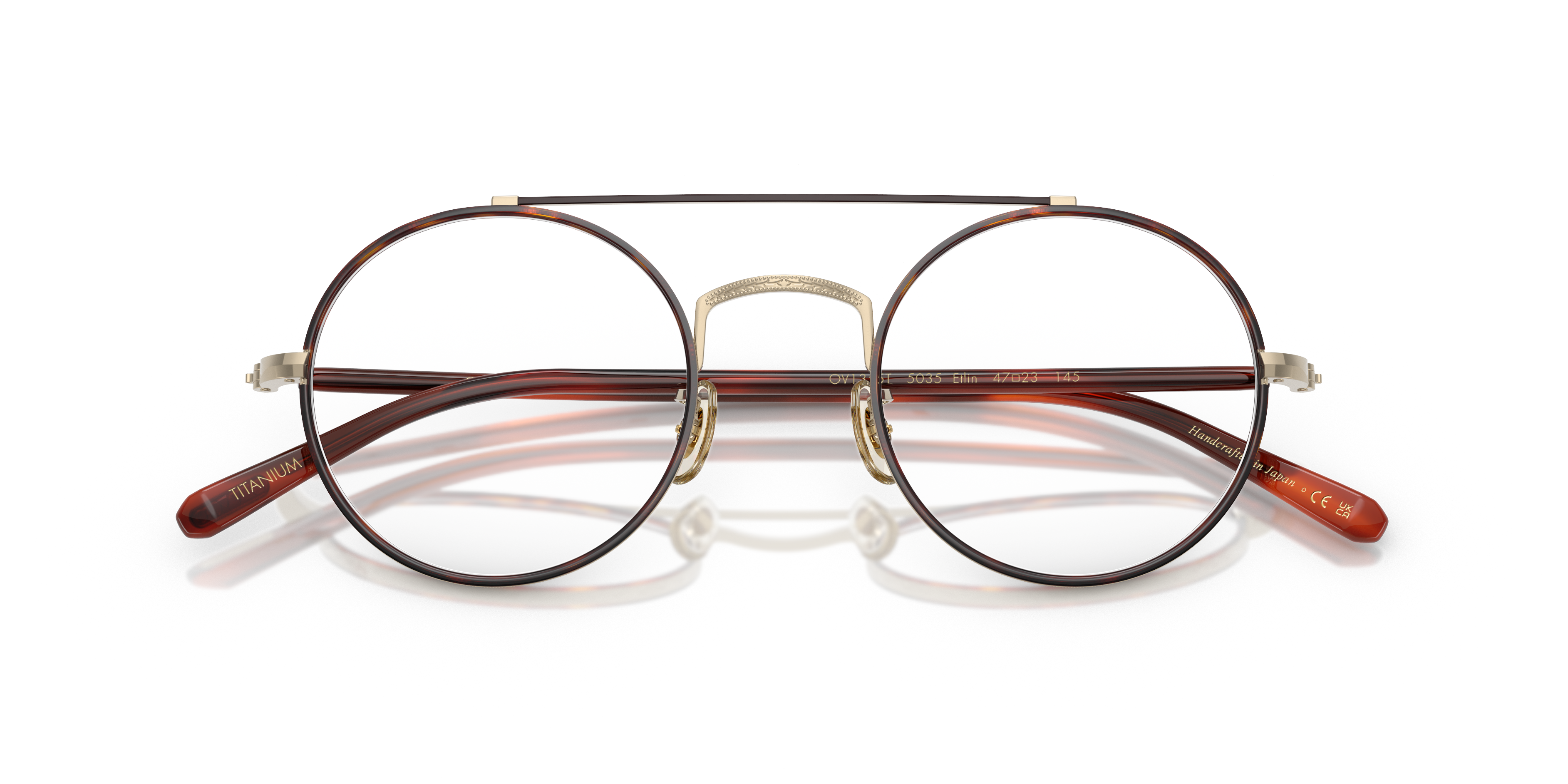 Oliver Etlin Eyeglasses in Gold/Tortoise | Oliver®