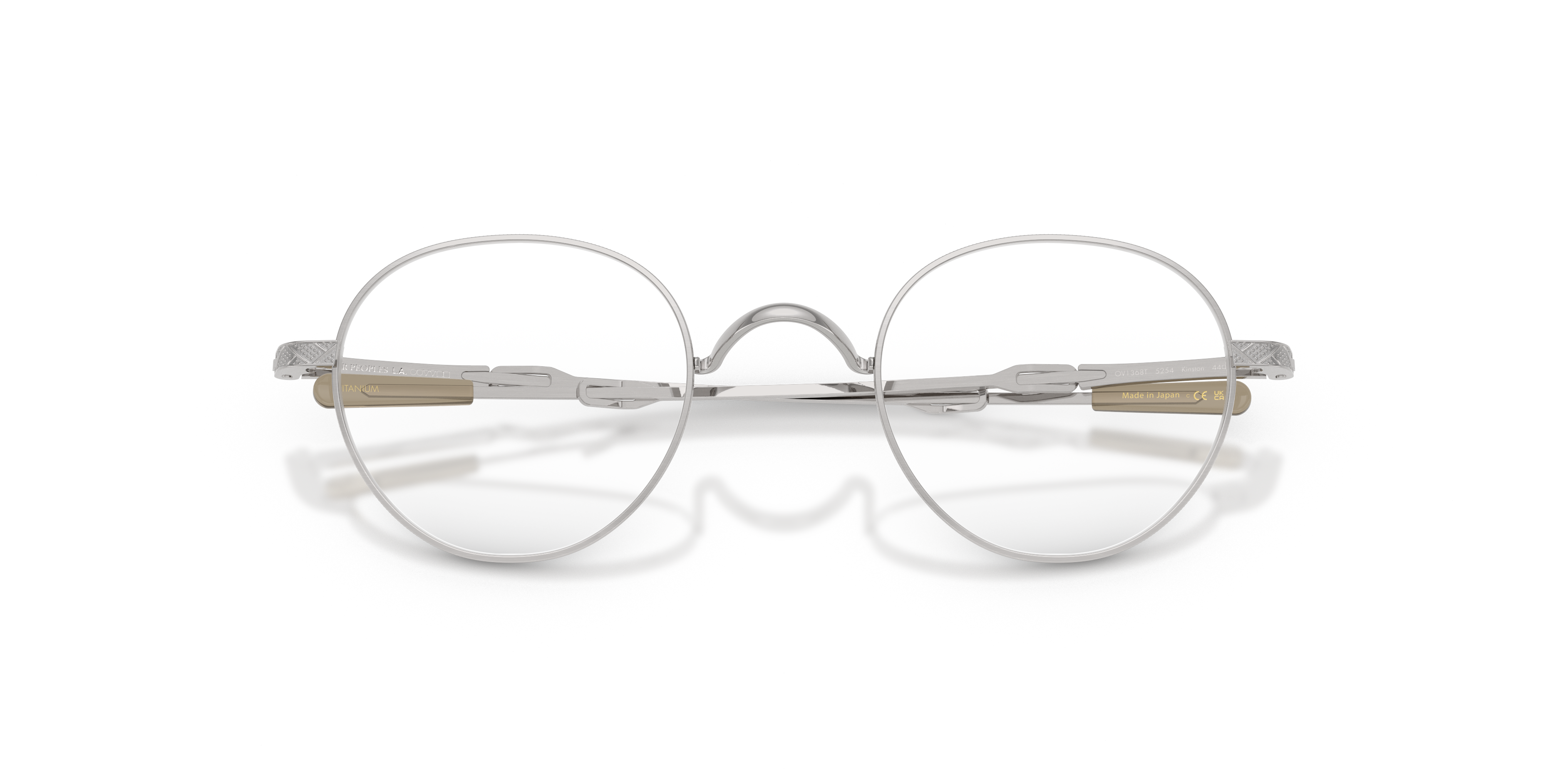 Eyeglasses OV1368T - Brushed Silver - Demo Lens - チタニウム