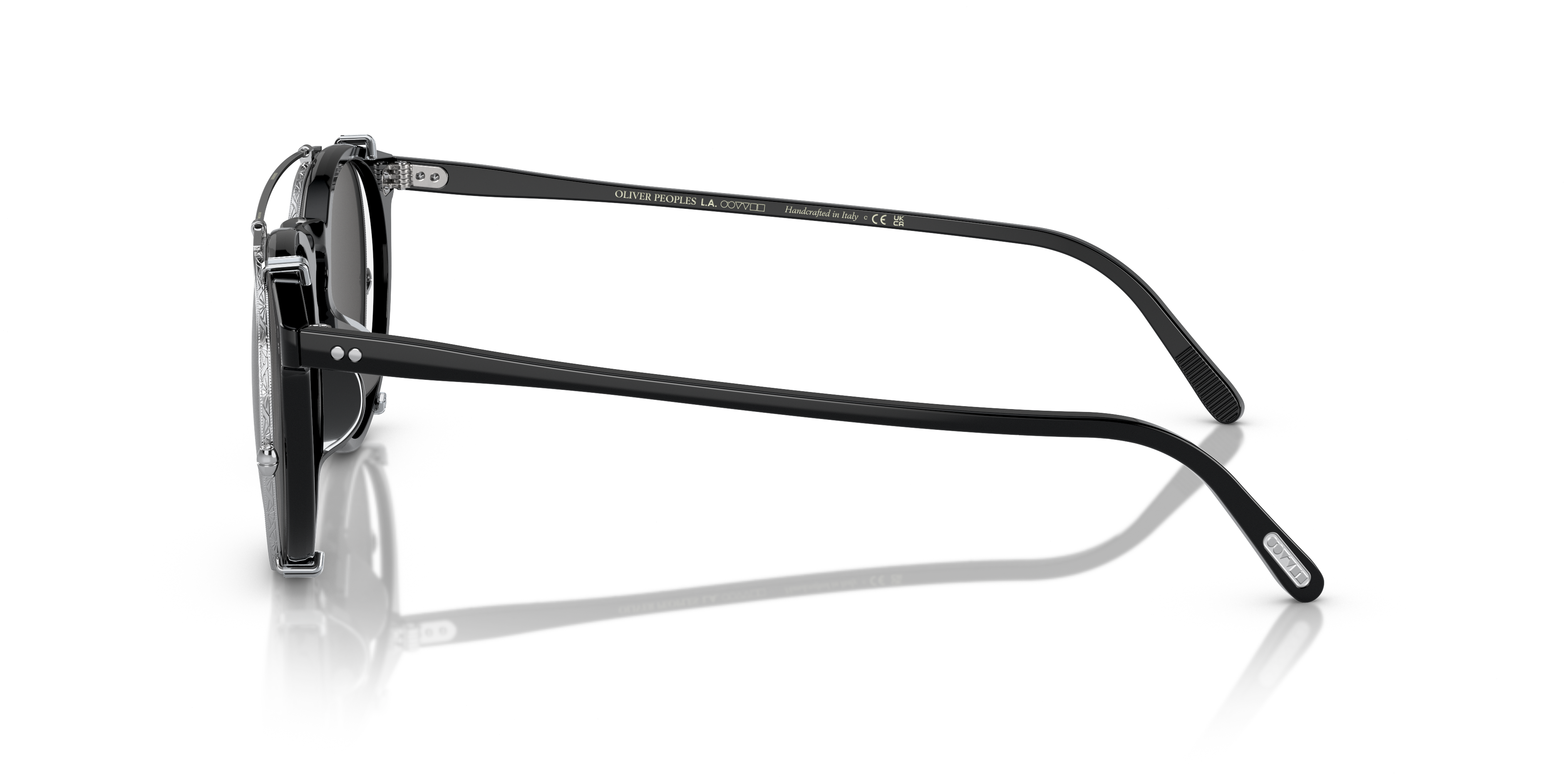 Oliver O'Malley Clip Eyeglasses in Silver | Oliver®
