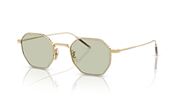 Eyeglasses OV1299T - Brushed Gold - Green Wash - チタニウム 