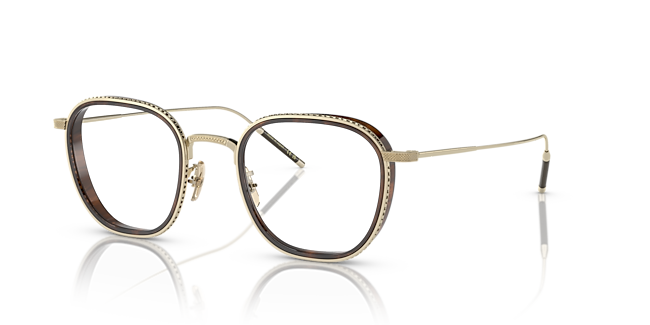 【新品未使用】oliverpeoples OV1321T TK-9 Oliver TK-9 Eyeglasses in Antique Gold/Espresso/382 Gradient