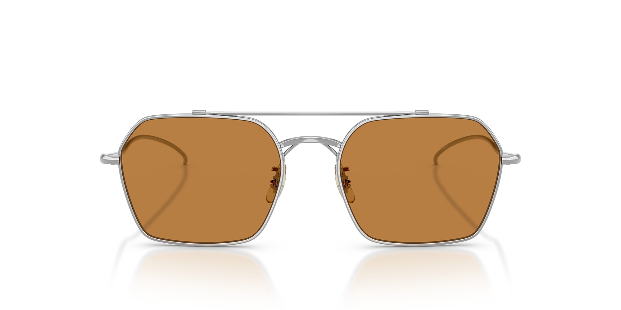 Sunglasses OV1365ST - Silver - Cognac - チタニウム | Oliver