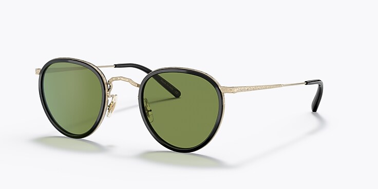 Oliver MP-2 Sun Exclusive Sunglasses in Black/Gold | Oliver® 