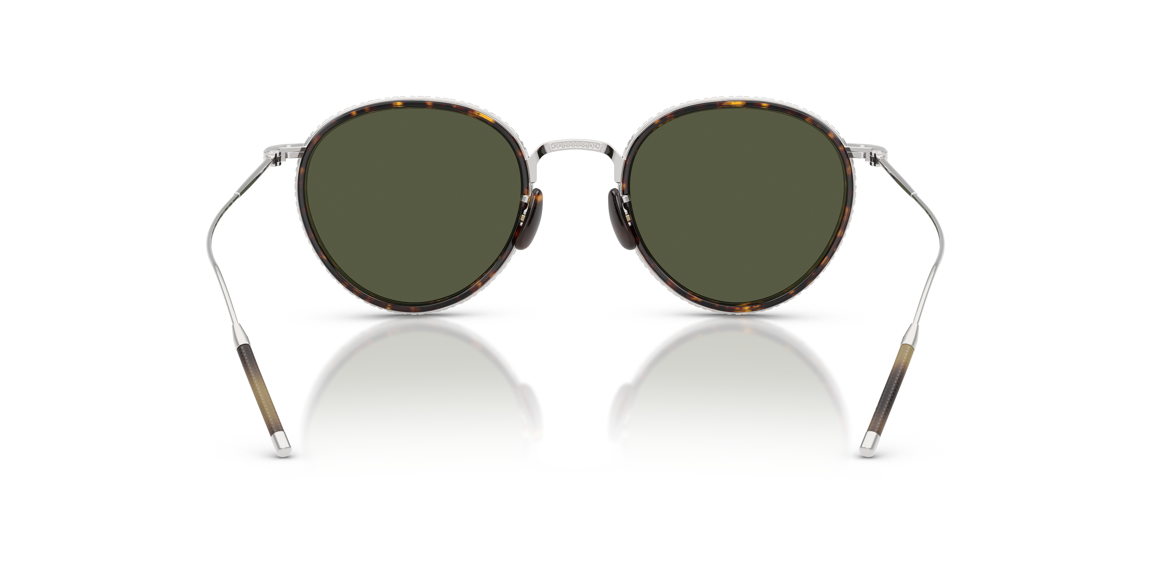 Oliver TK-8 Sun Gold Plated Sunglasses in 18k White Gold