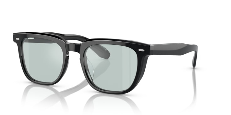 OLIVER PEOPLES ブラックフレーム ケース付き Oliver Genuine Leather Twenty-four Frame Trunk Eyeglasses in