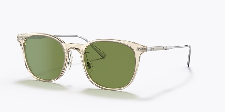 Oliver Gerardo Sunglasses in Buff/Brushed Silver | Oliver® 