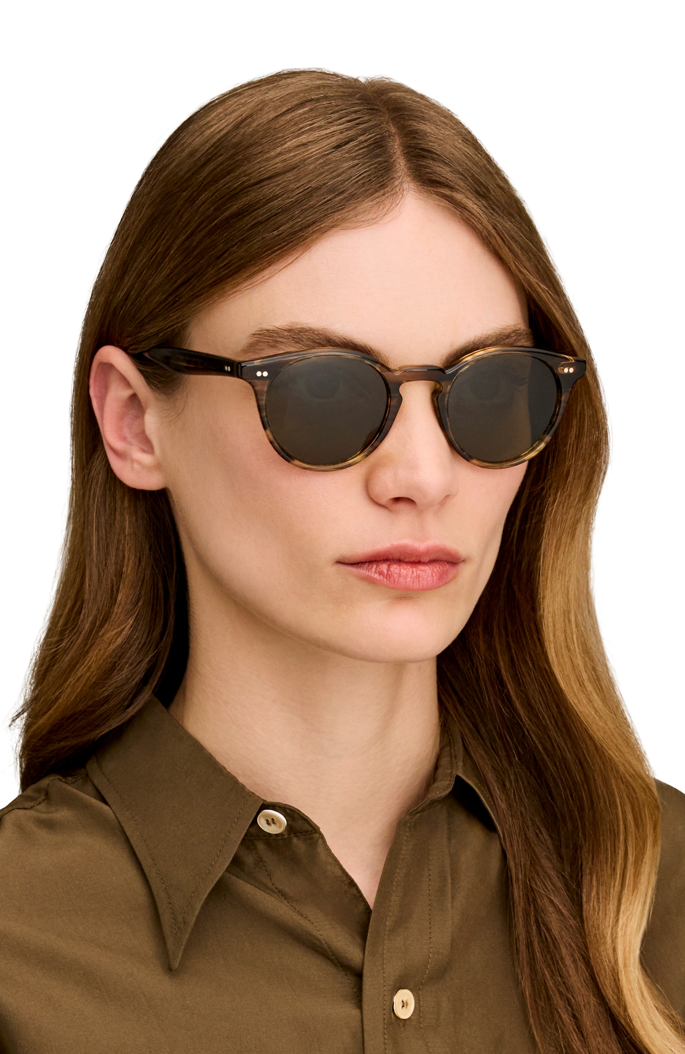 Oliver Romare Sun Sunglasses in Dusty Olive | Oliver®