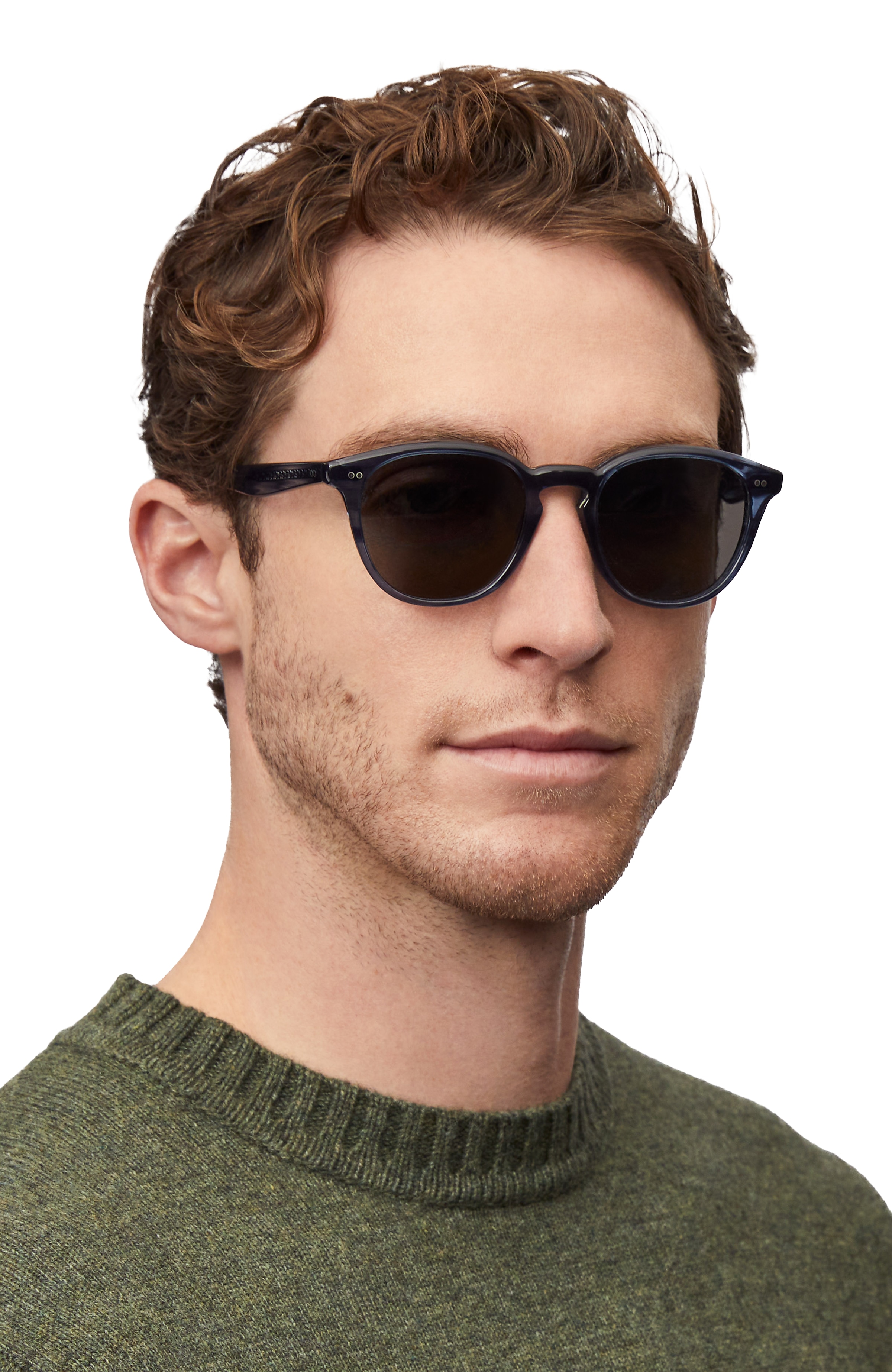 Oliver Desmon Sun Sunglasses in Dark Blue VSB | Oliver®