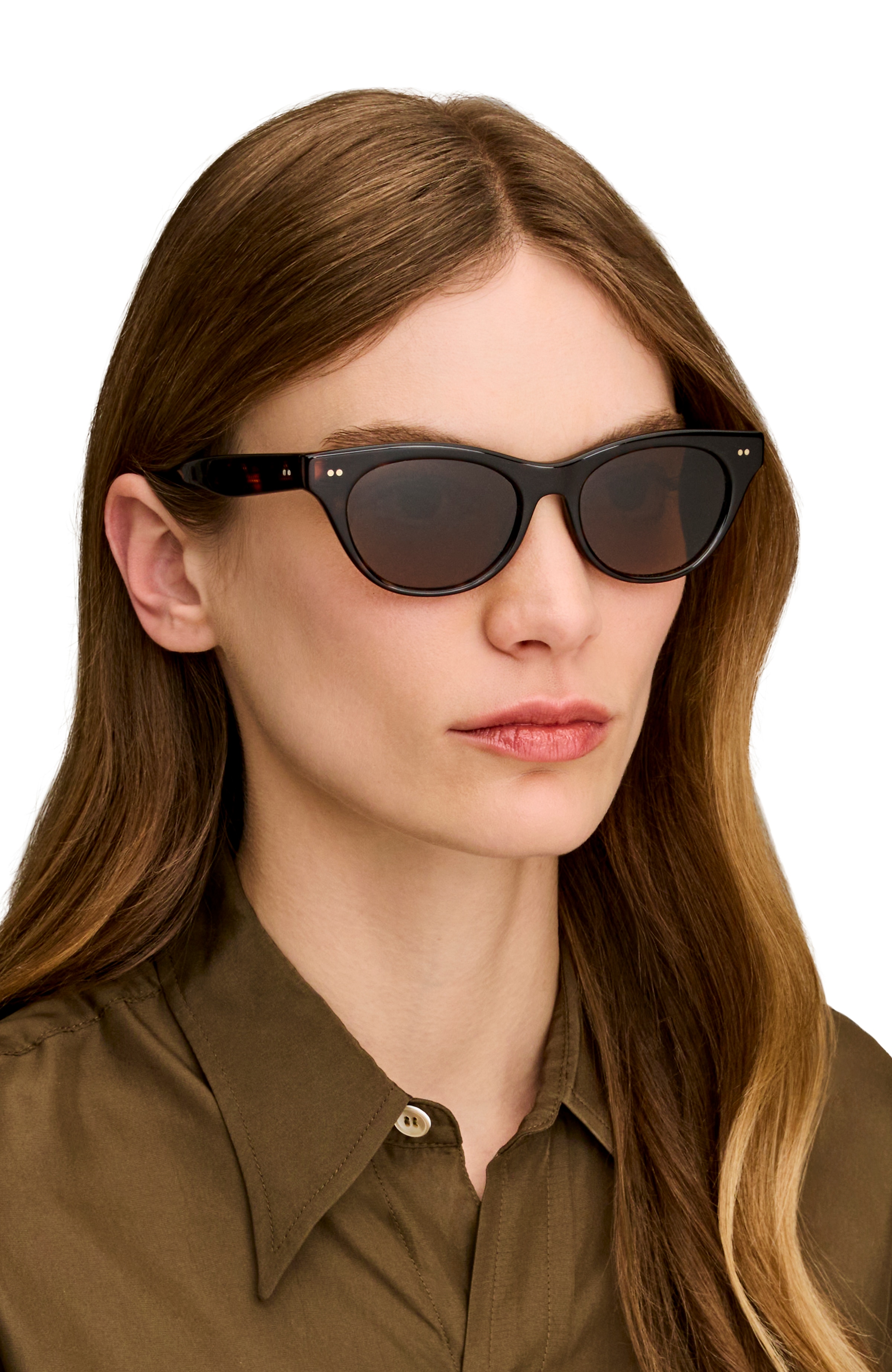 小物 Oliver peoples Aryssa Oliver N.02 Sun Sunglasses in Atago Tortoise | Oliver®